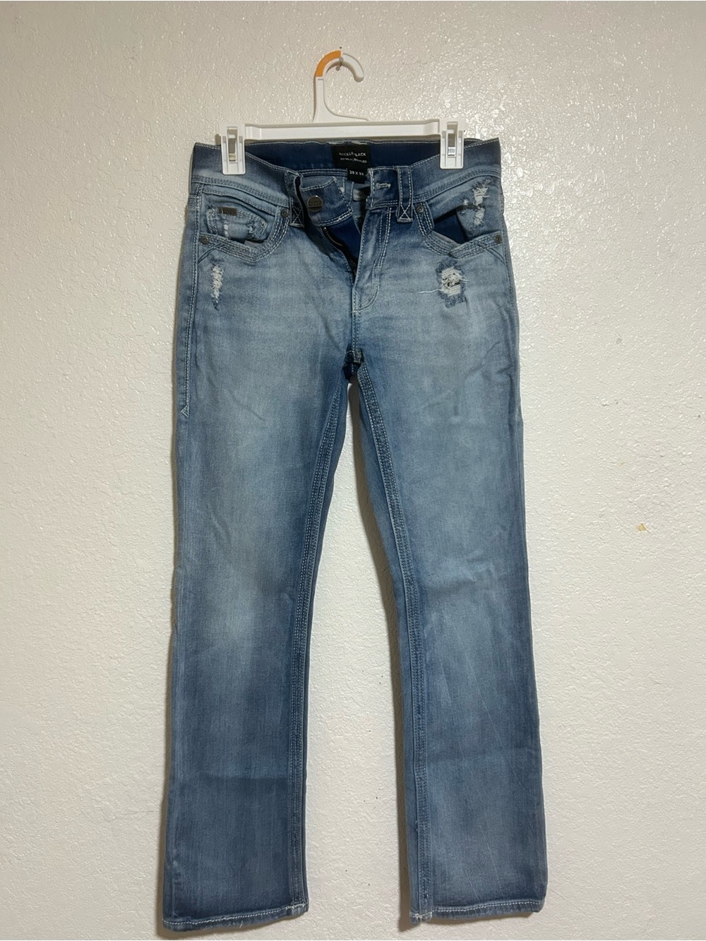 Buckle Light Blue Bootcut Men’s Jeans